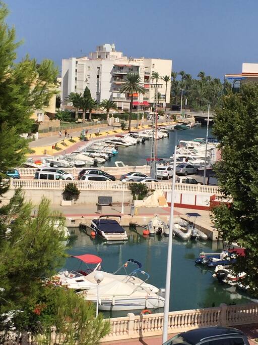 Boating channel & walkway to beach