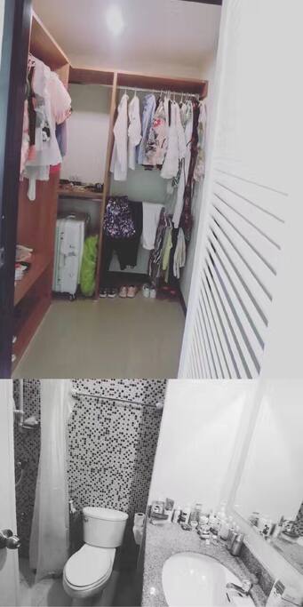 Closet & bathroom