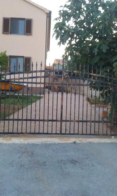 Entrance from the street