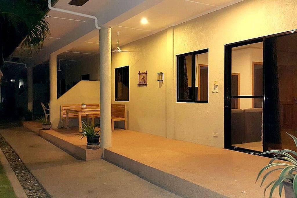 Terrace with ceilingfan