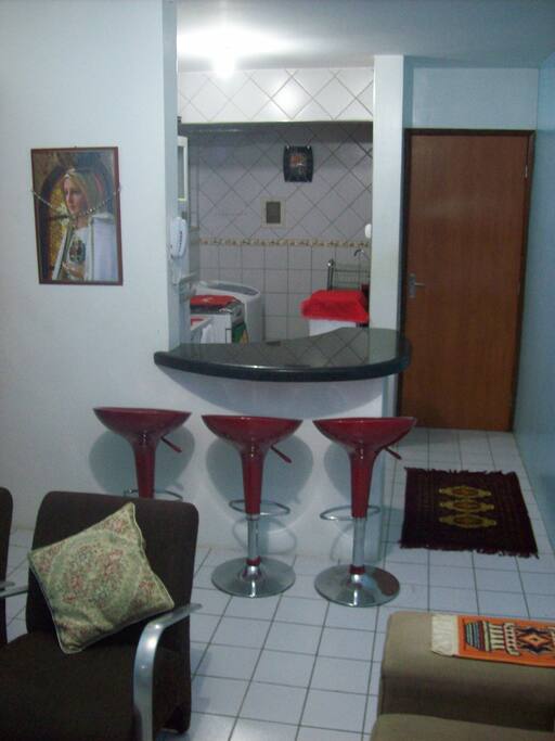 Vista de nossa cozinha