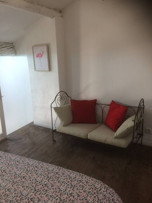 Chambre en mezzanine.