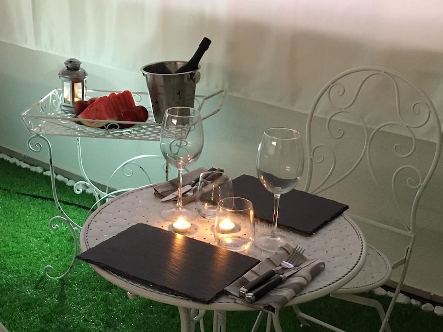 Area aperitivo romantico