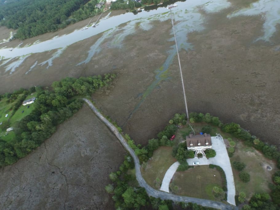Access to the Wando River and biking on the forest roads