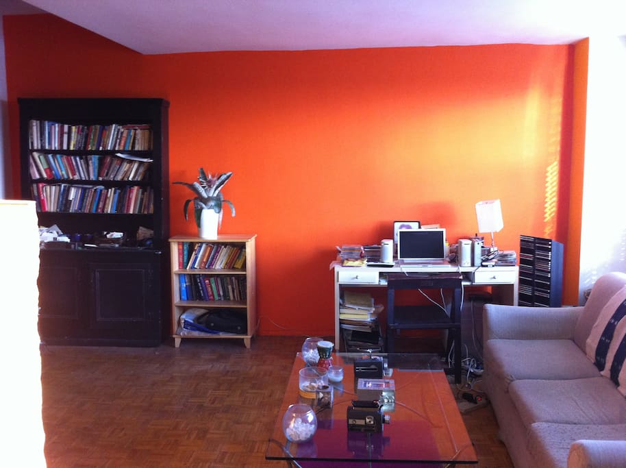 living room side view
