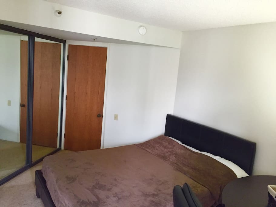 Have a good night sleep in the cozy bedroom
