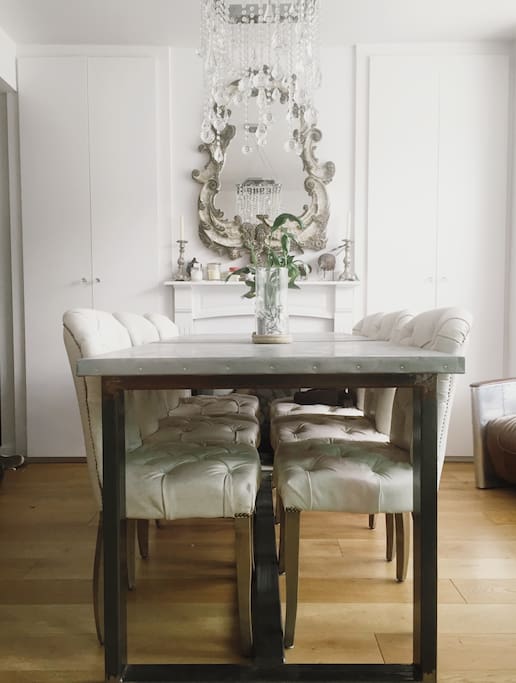 Designer furniture and open plan design.