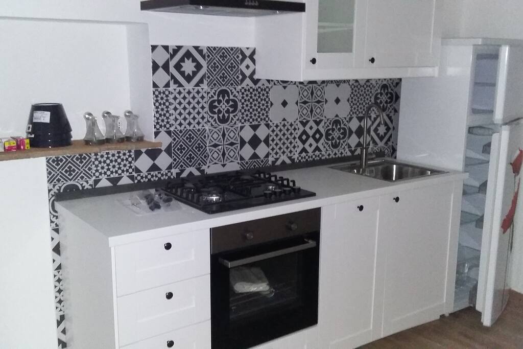 Cucina con forno