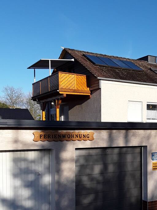 Balkon Fewo 1 mit Markise