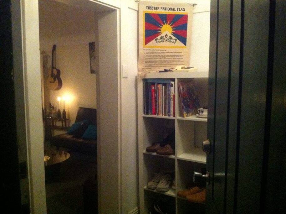 Home entrance.