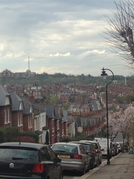 Street view towards Alexander Palace