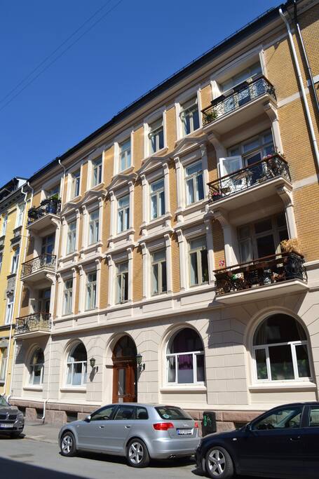 The apartment is on the first floor.