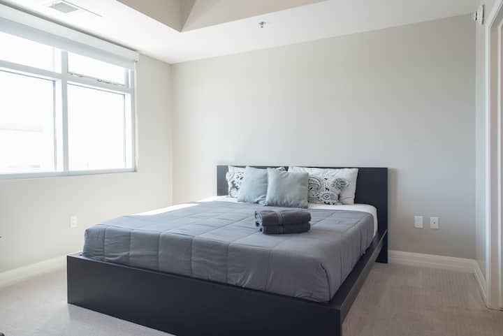 Chumba cha 1 cha kulala kilicho na godoro la juu la povu la kumbukumbu