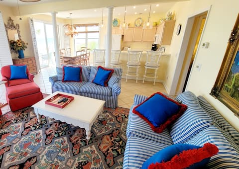 Top performing Airbnb: Oceanfront Oasis: Private Pool, direct beach accss in Surfside Beach