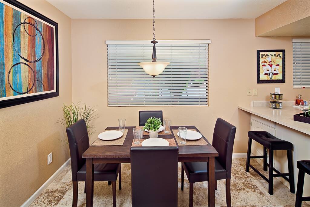 Eating area.