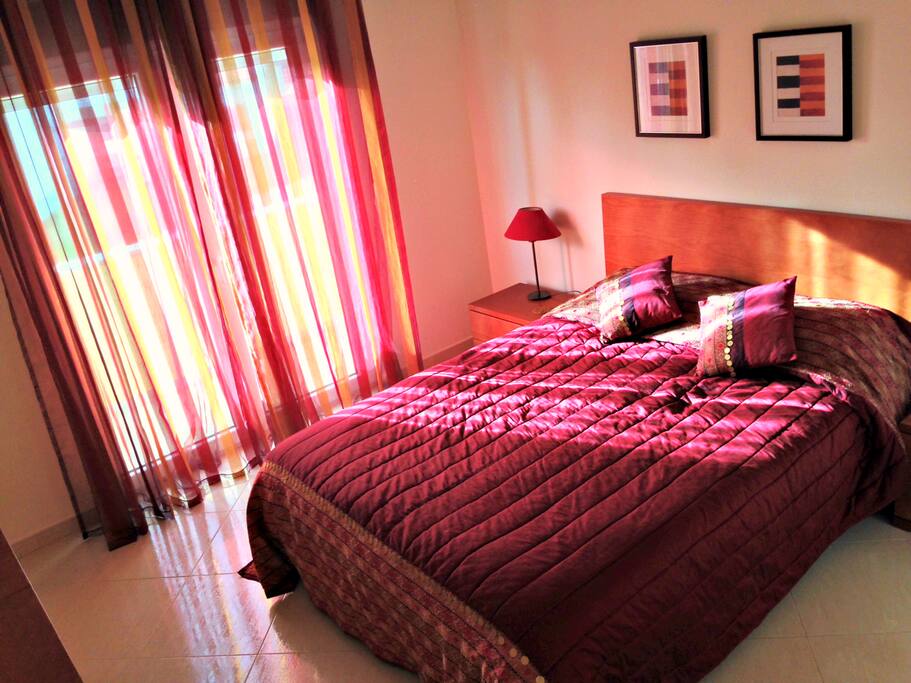 Large master double bedroom, with en-suite and fitted wardrobes.