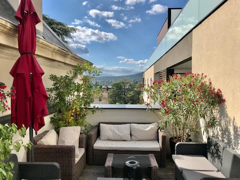 Appart terraces and air conditioning