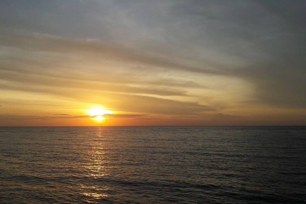 Sunset from your bungalow