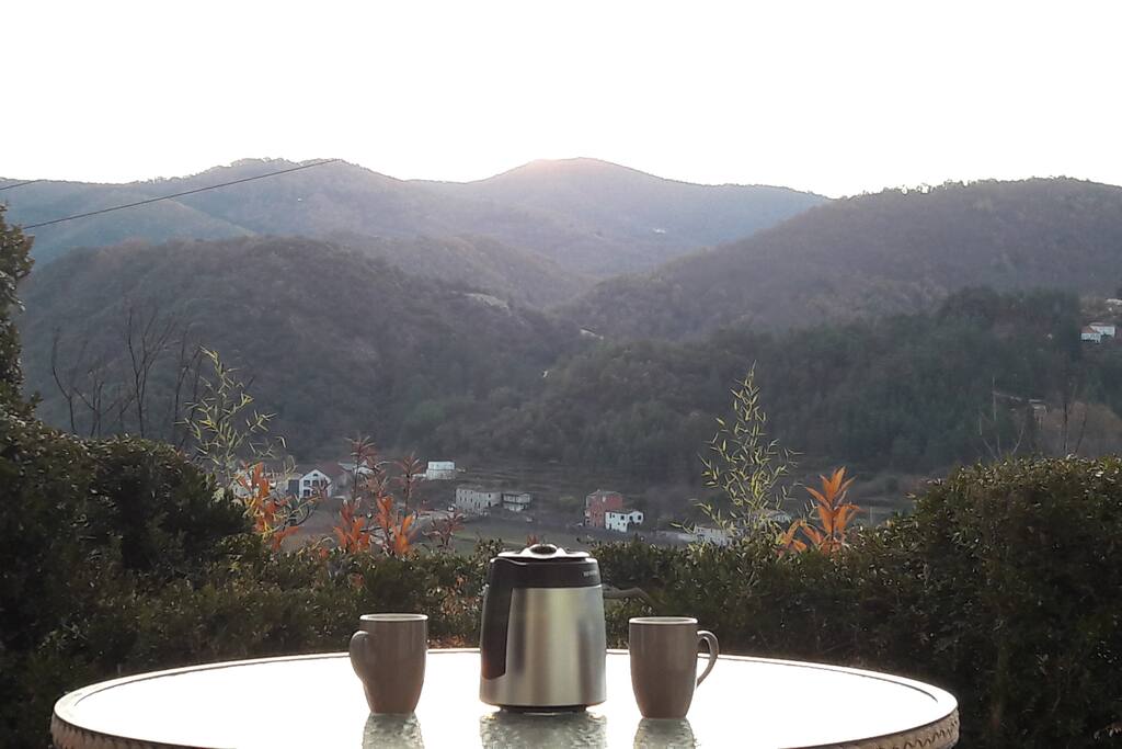 La terrasse en automne