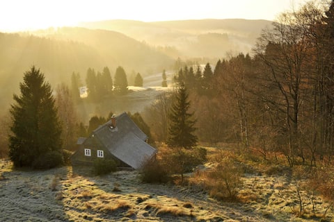 Vlčí Hora cottage in wilderness