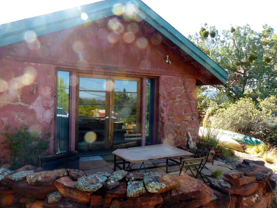 old historic building on forest service