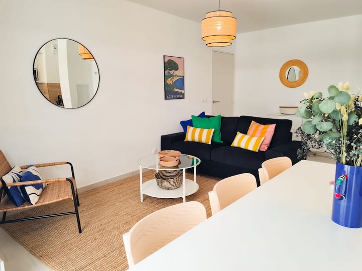 Splendide Appartement/parking Privé/climatisation - ニース