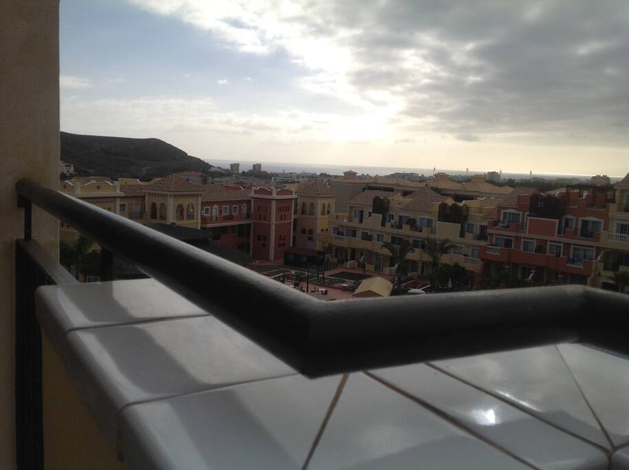 From the balcony