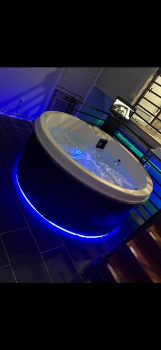 Lighted Hot tub