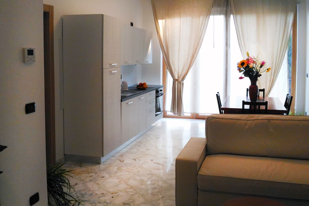 cucina, soggiorno, salotto