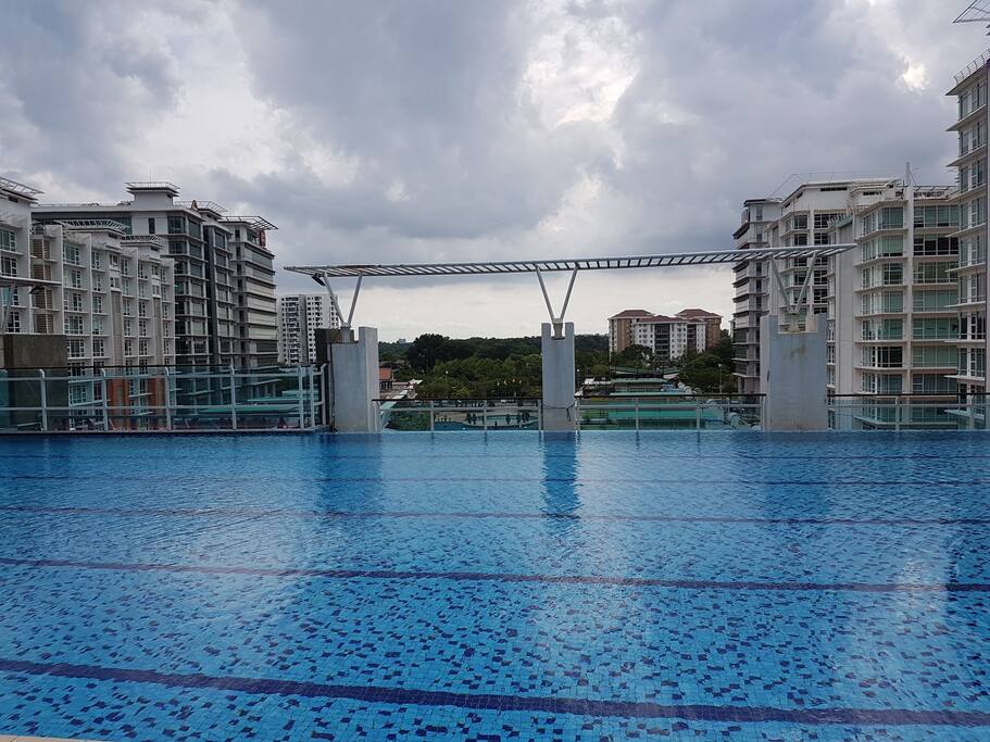 Nice view from the pool.