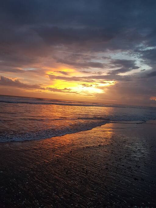 The beach