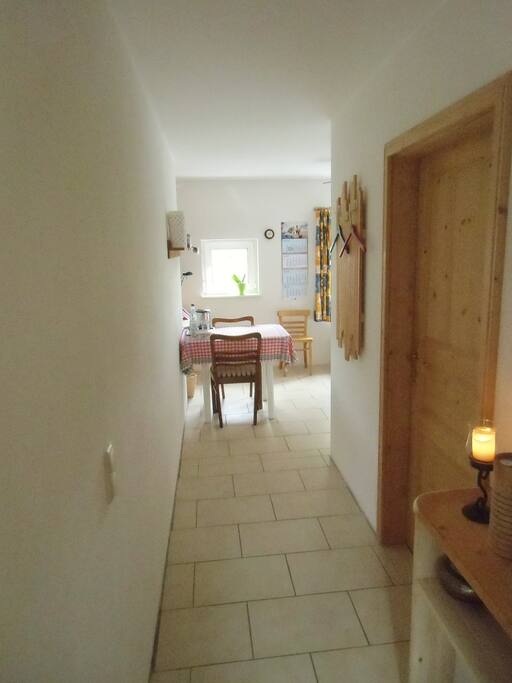 Aisle and entrance with lockable door, come in and feel at home