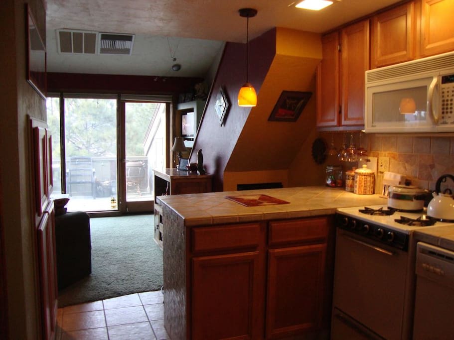 view from kitchen