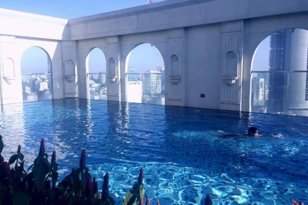 Infinity pool with great view