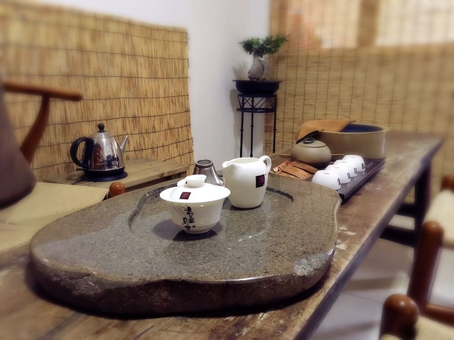 新入的原石茶盘