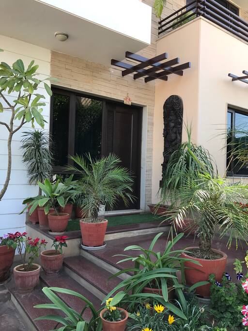 Entrance to the house