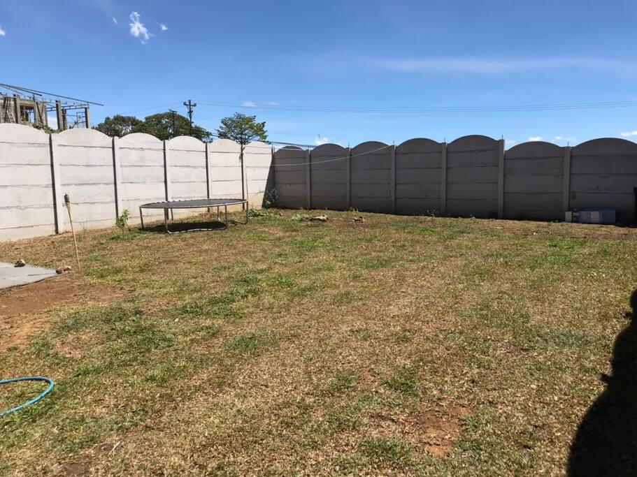 Zona verde trasera