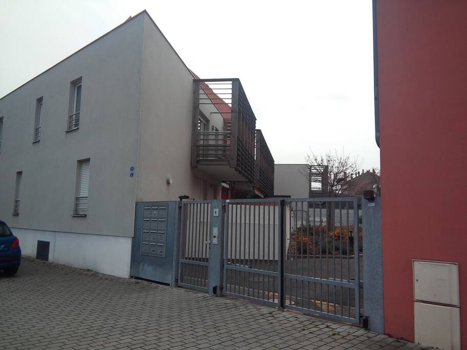 entrée de la résidence