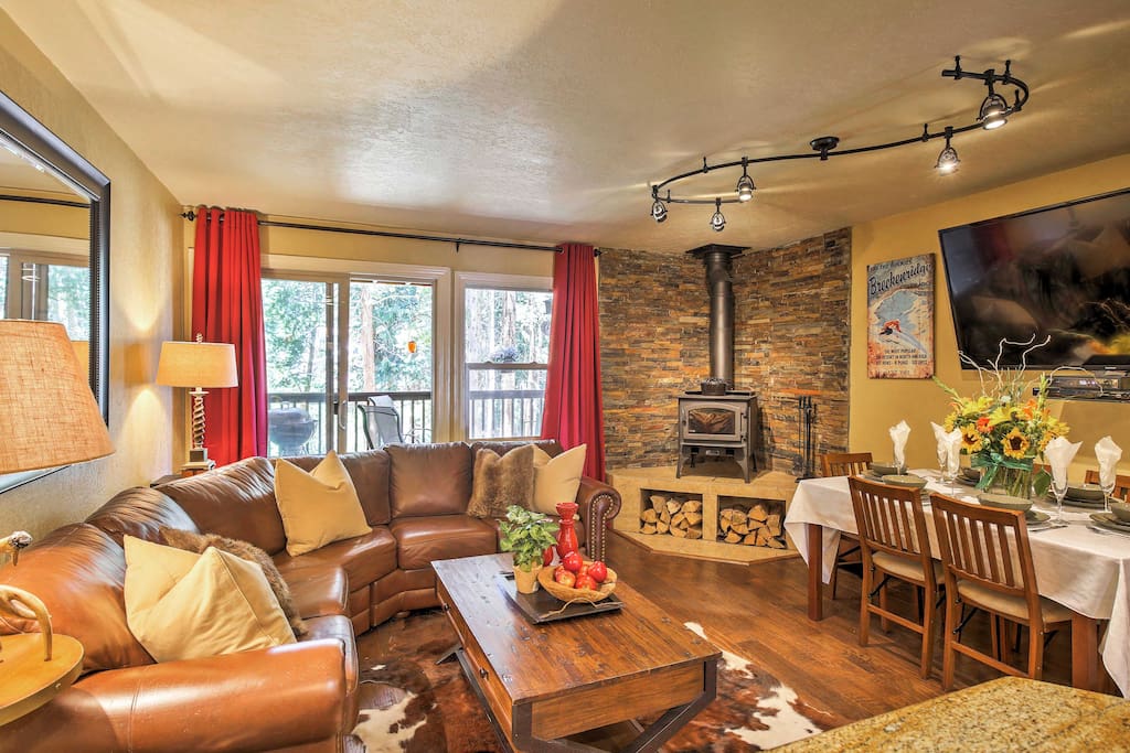 A relaxing alpine retreat awaits you at this stellar Breckenridge vacation rental townhome!