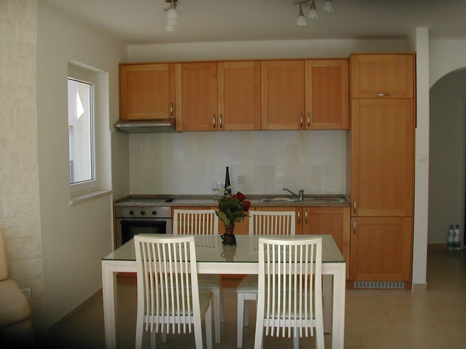 Open plan kitchen