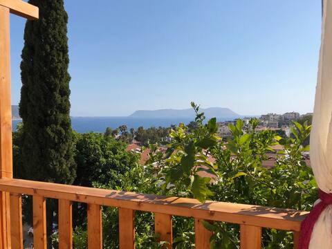 Unique Kas home with idyllic garden and sea views