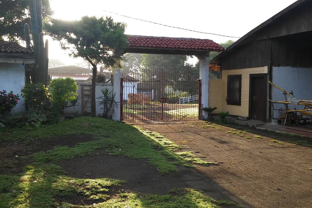 entrance to the farmland
