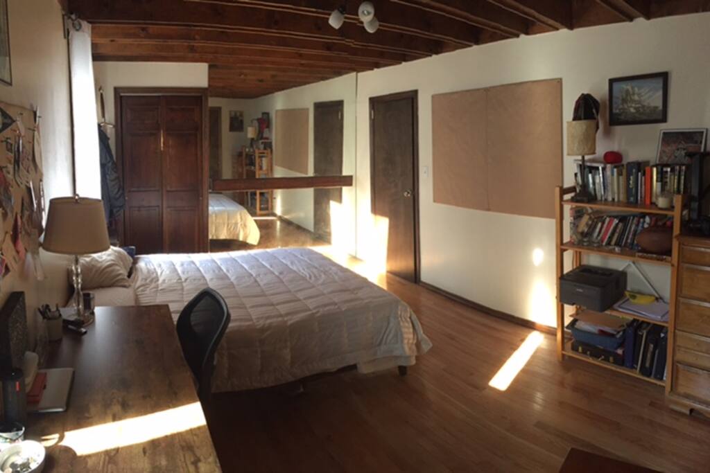Your room on the second floor. Plenty of space to stretch out!