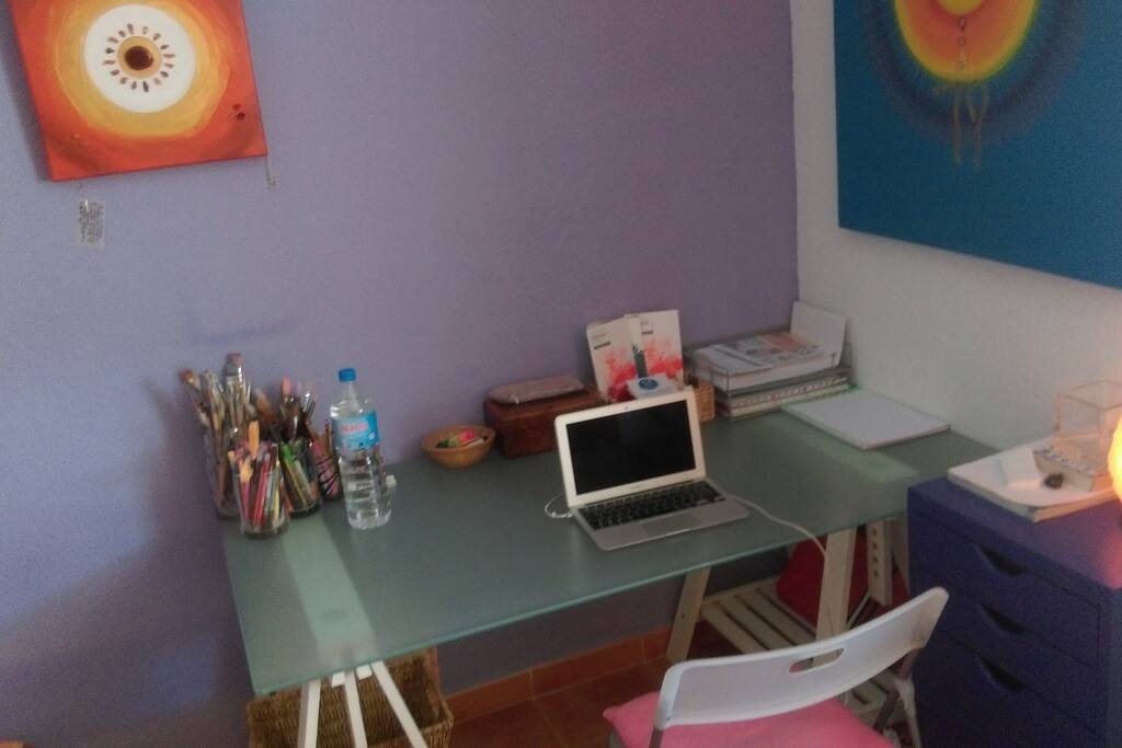 your desk with wi-fi
