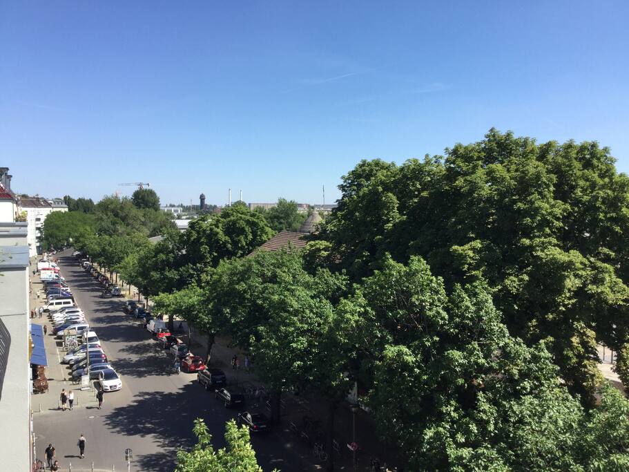 View from our balcony