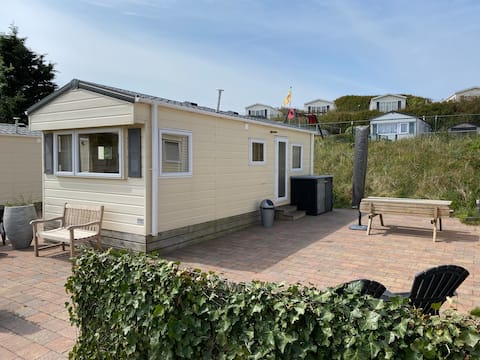 Chalet Ibiza in the dunes of IJmuiden aan Zee