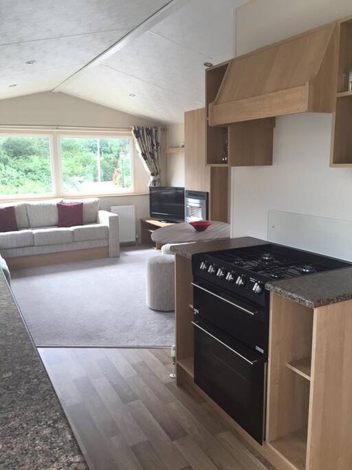 Kitchen/living/dining space