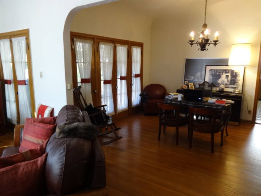 Dining Room and bright breakfast nook provide table/desk tops if you need to stretch your work space.