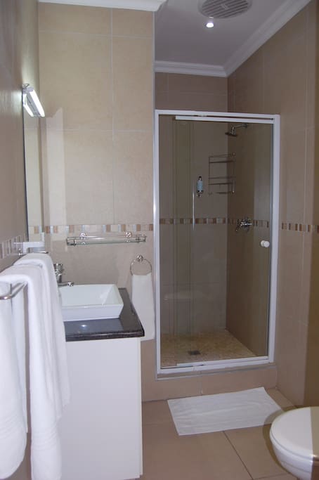 Private bathroom with shower