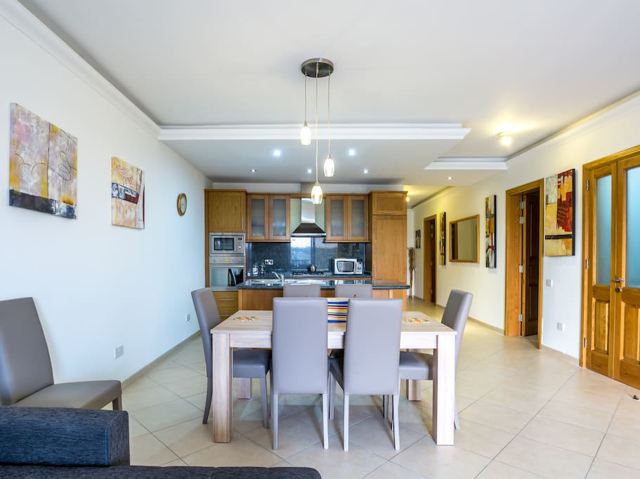 Full Equipped Kitchen including microwave.